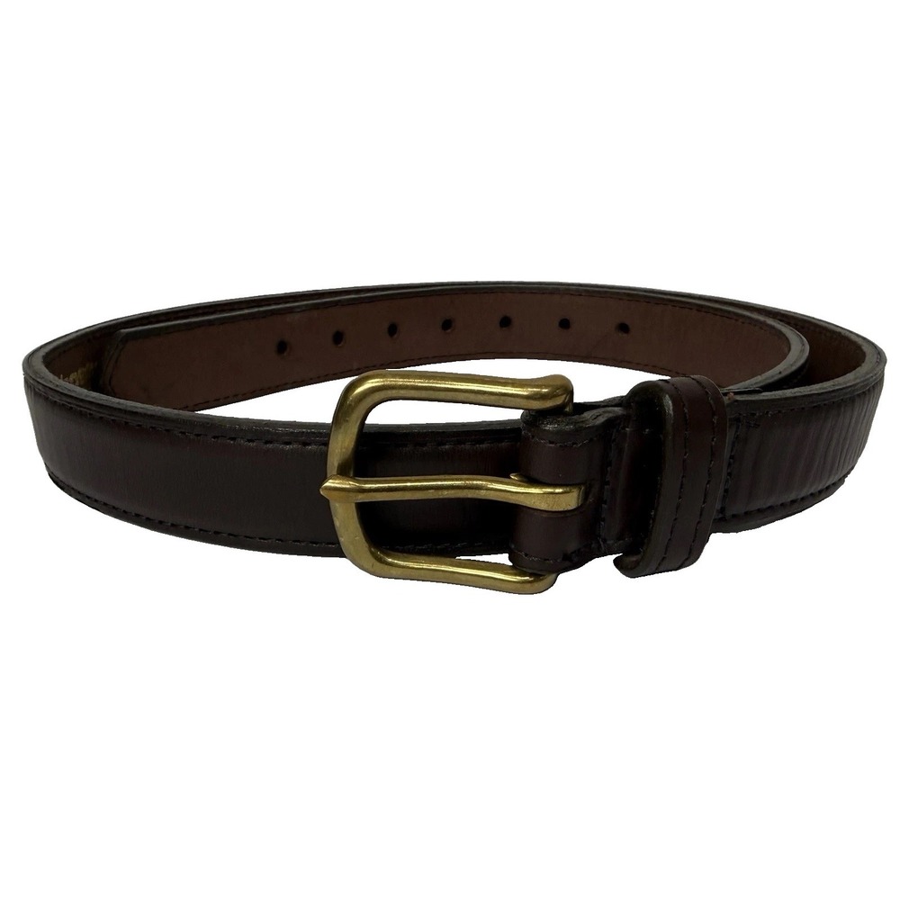 Boston Leather 6426 Brown Belt Made In USA Size 38